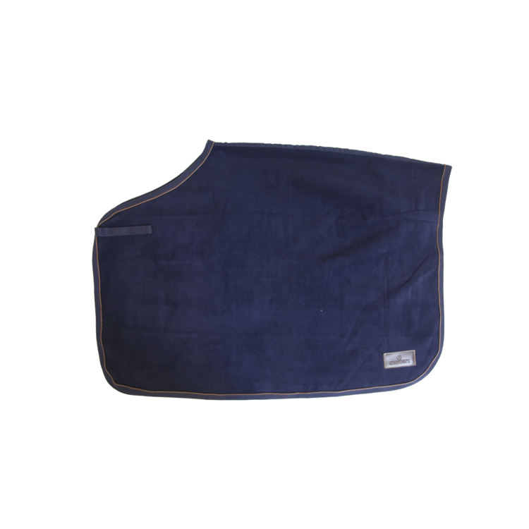 Couvre-reins Kentucky Carré Heavy Fleece  marine