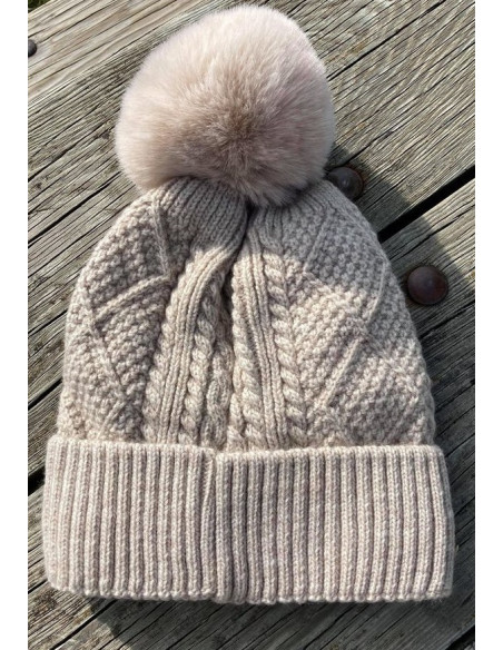 Bonnet Jump'In Hiver beige