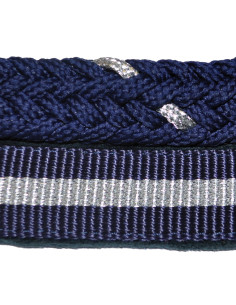 Set Licol + Longe Canter Lurex Marine/Argent 2