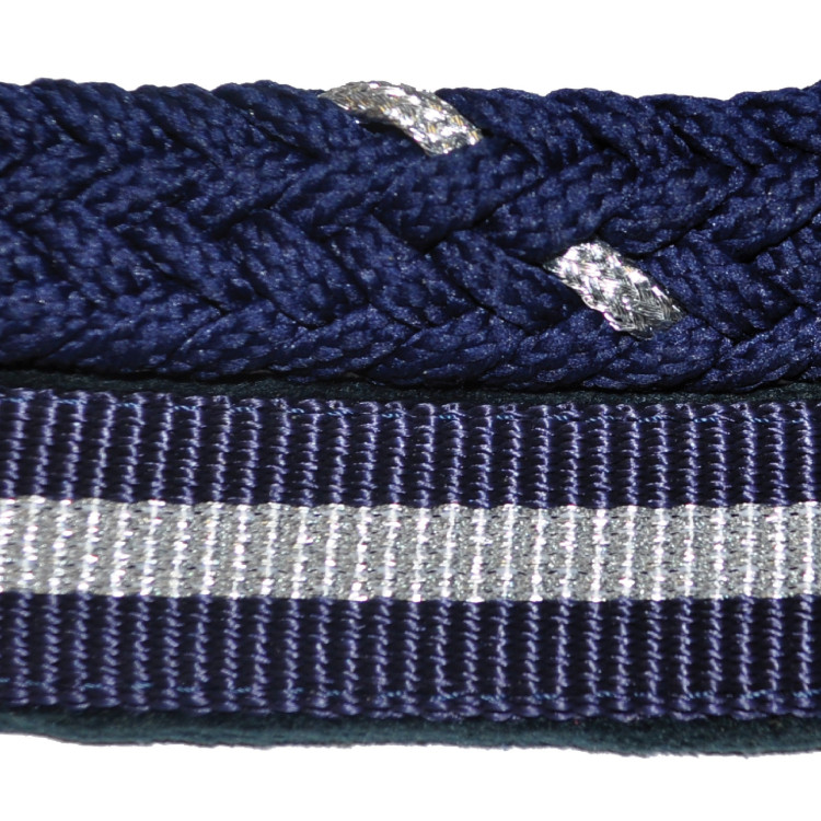 Set Licol + Longe Canter Lurex Marine/Argent