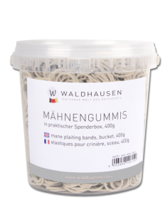 Elastiques Pour Crinière Waldhausen 400gr Noir 2