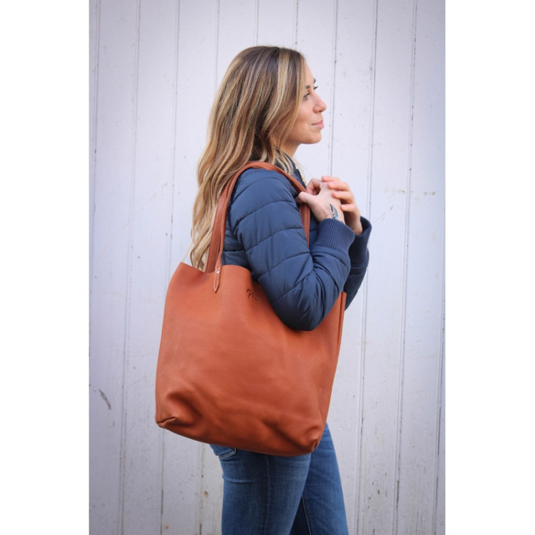 Sac À Main Penelope "Tote Bag" Cognac