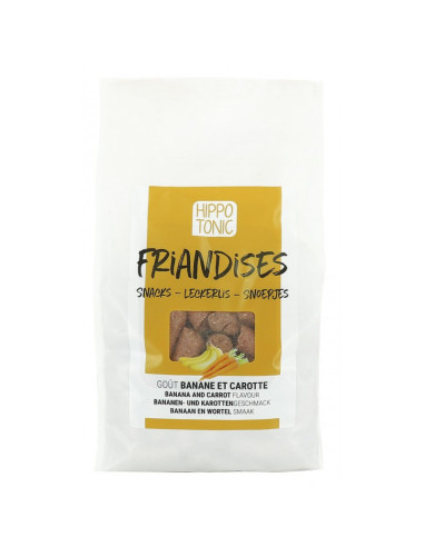 Friandises Hippotonic banane carotte