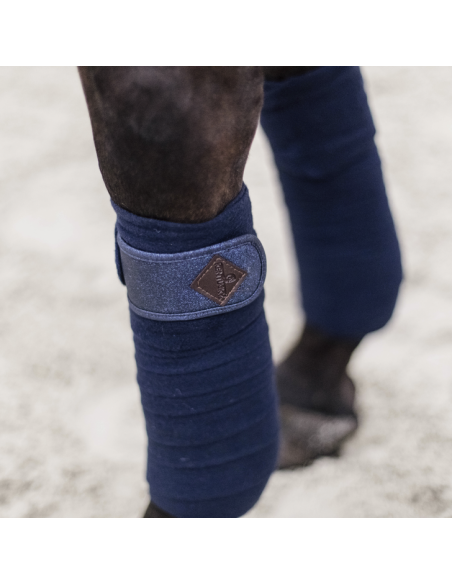 Bande de Pole Kentucky Gitter marine