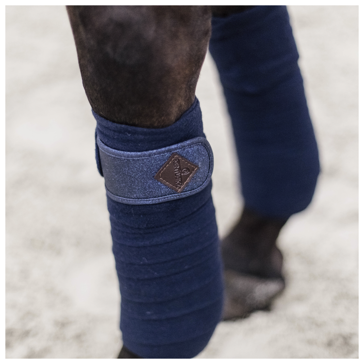 Bande de Pole Kentucky Gitter marine