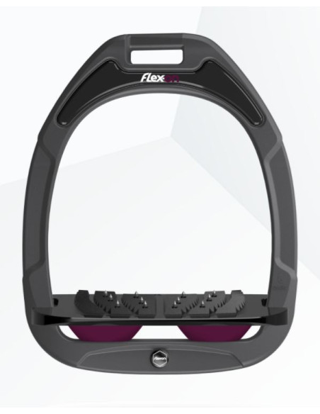 Plancher Incliné noir cadre gris foncé élastomères prune