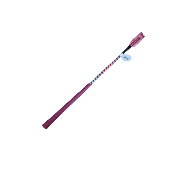 LWHIP&GO - CRAVACHE DE CONCOURS NOIR/VIOLET