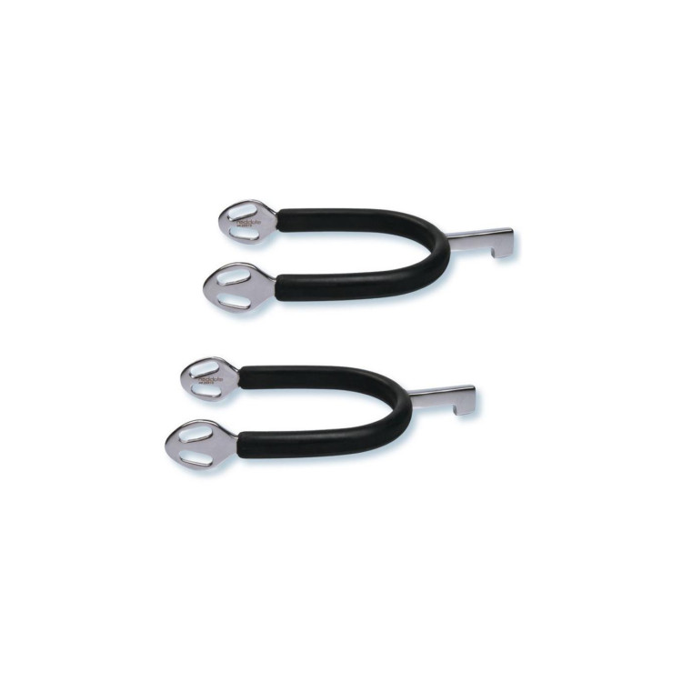Eperons Stubben SEQ Acier Inox En Caoutchouc 20mm