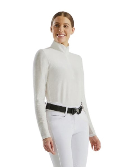 Polo Horse Pilot Suntech Blanc