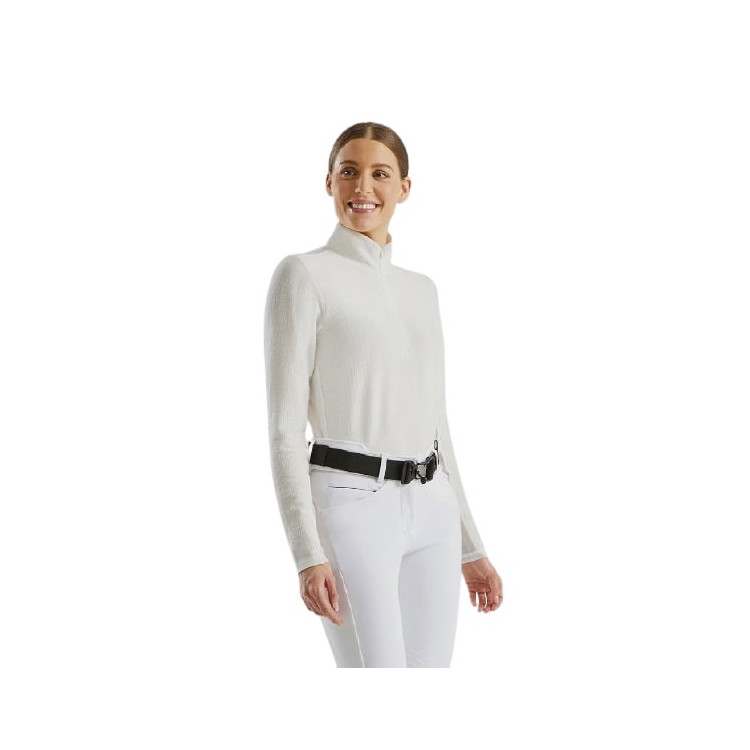 Polo Horse Pilot Suntech Blanc