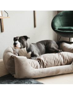 Lit Kentucky Pour Chien Velvet Vieux Rose 2