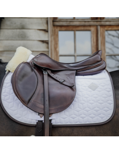 Tapis De Selle Kentucky Skin Friendly blanc 2