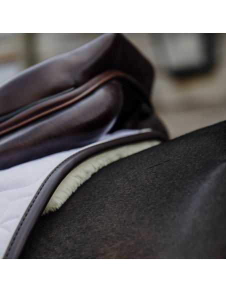 Tapis De Selle Kentucky Skin Friendly blanc