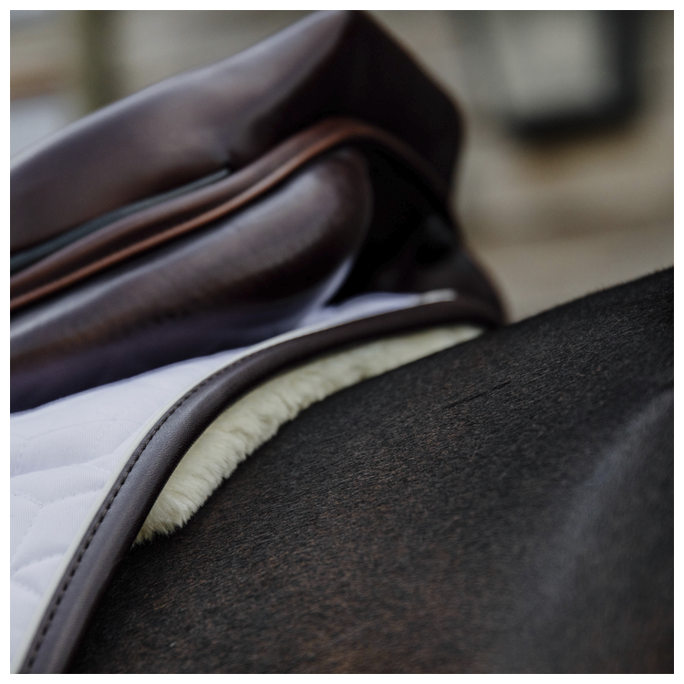 Tapis De Selle Kentucky Skin Friendly blanc