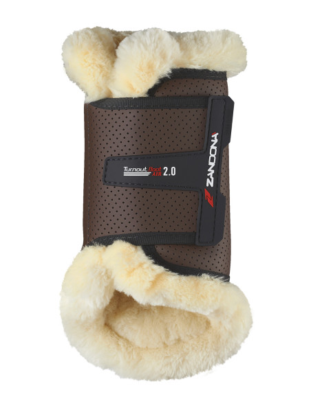 Guêtre Zandona Antérieur Turnout Boot Air 2.0 marron