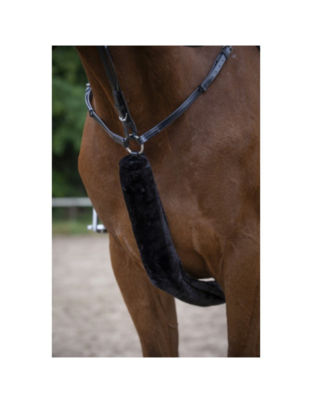 Fourreau Equithème De Collier De Chasse Teddy noir