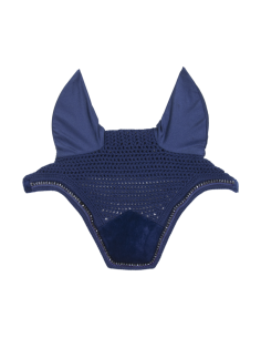 Bonnet Kentucky Wellington Velvet Pearls marine