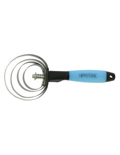 Hippotonic Gel Round Metal Currycomb Blue
