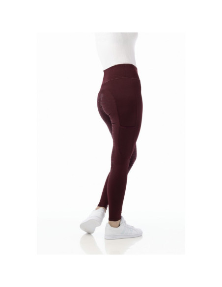 Legging Equithème Lyly rouge foncé