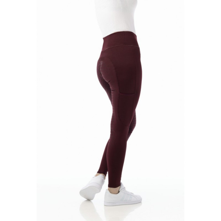 Legging Equithème Lyly rouge foncé