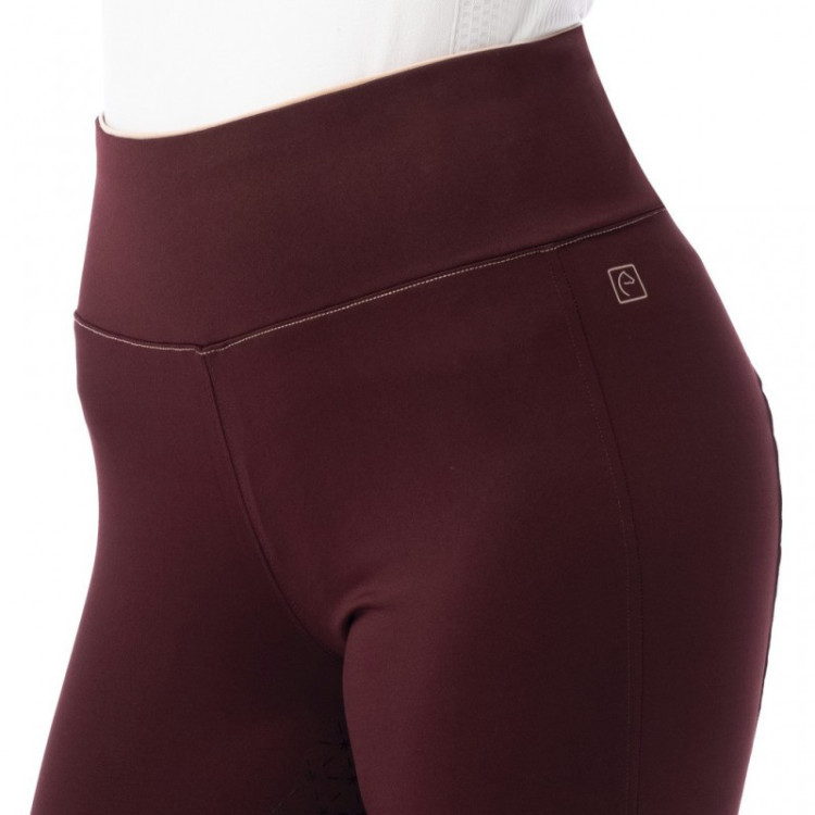 Legging Equithème Lyly rouge foncé