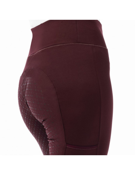 Legging Equithème Lyly rouge foncé
