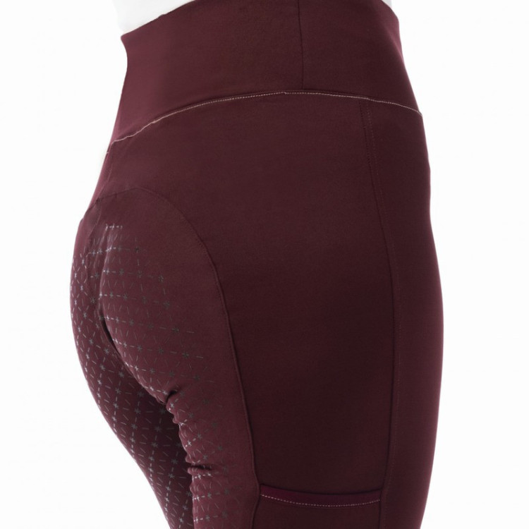 Legging Equithème Lyly rouge foncé