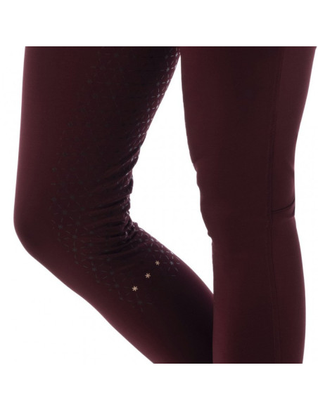 Legging Equithème Lyly rouge foncé