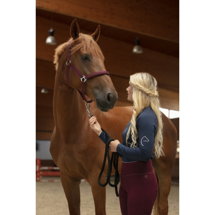 Legging Equithème Lyly rouge foncé