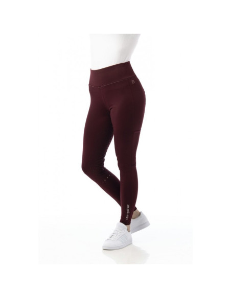 Legging Equithème Lyly rouge foncé