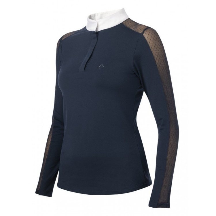 Polo Equithème Pekin Marine