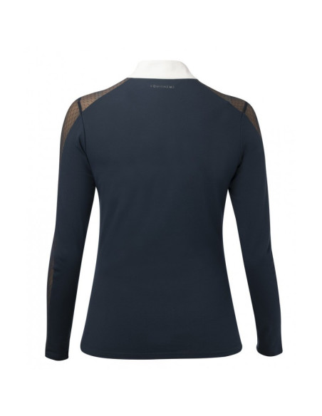 Polo Equithème Pekin Marine