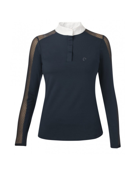 Polo Equithème Pekin Marine