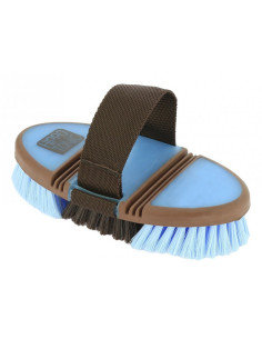 Brosse Douce Hippotonic "Softgrip" Flexible Gris/Noire 2