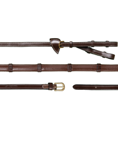 Rênes Dy'on à Alliances Caoutchouc Avec Arrêtoirs 2