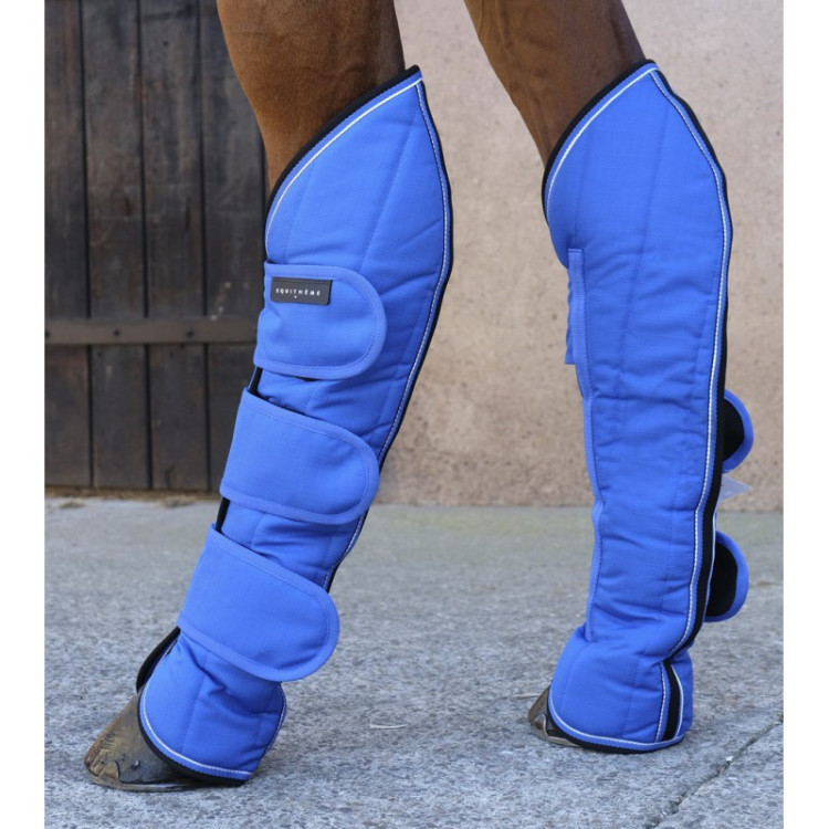 Guêtres De Transport Equithème "Tyrex 1200 D" bleu-noir