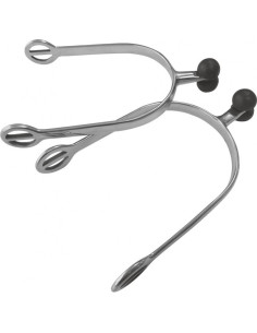 Eperons Feeling Inox à Molette Plastique