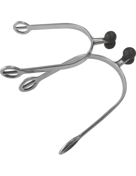 Eperons Feeling Inox à Molette Plastique