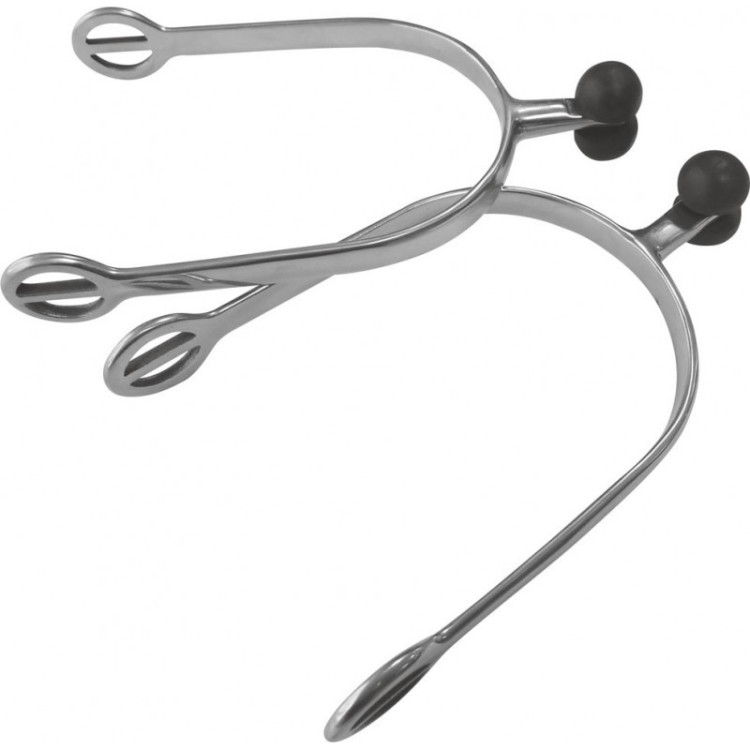 Eperons Feeling Inox à Molette Plastique