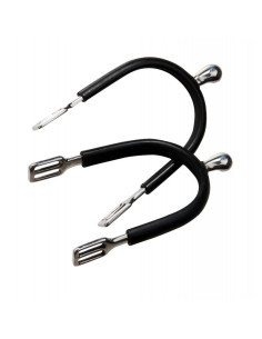 Eperons Feeling "Polo" Inox Gainé Caoutchouc