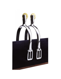 Eperons Feeling "Prince de Galles" Inox à Molette Lisse