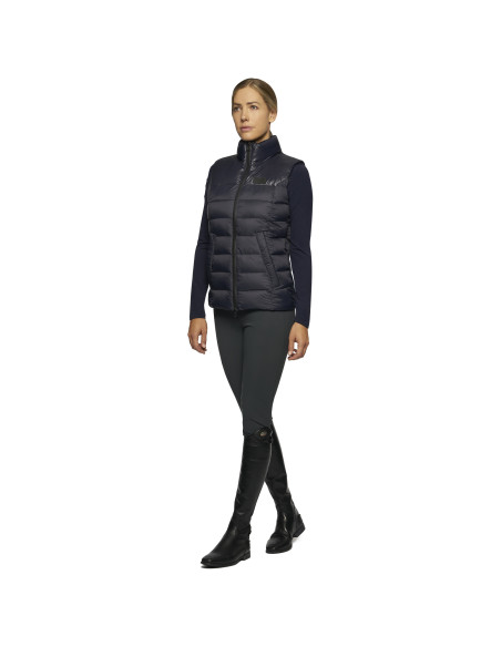 Doudoune sans manches Cavalleria Toscana shiny/ matte bleu cobalt