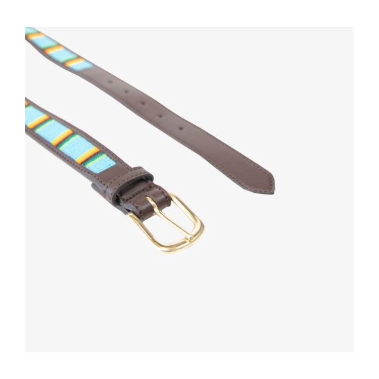 Ceinture Perles Faites Main Bleu Clair