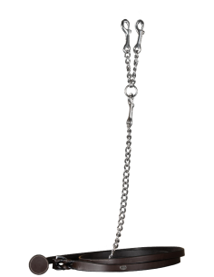 Longe En Cuir Dy'on Avec Chaîne Working noir 2