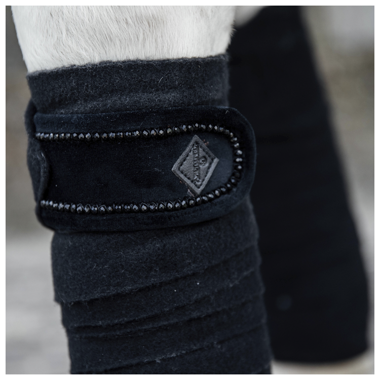 Bandes Kentucky De Polo Velvet Pearls noir