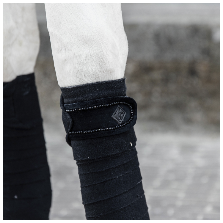 Bandes Kentucky De Polo Velvet Pearls noir
