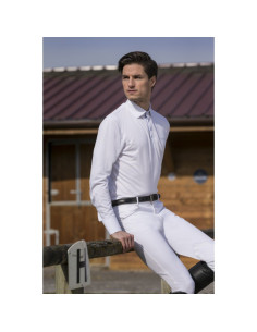 Polo Equithème "Mesh" Col Chemisier 2