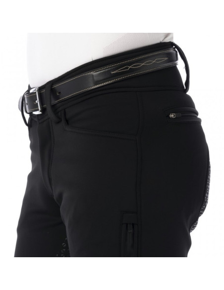 Pantalon Softshell Equithème "Zermatt" Fond Silicone