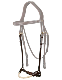 Muserolle Allemande Dy'on En Corde brun