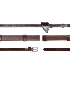 Rênes Dy'on Hunter Grip 5/8 Avec 7 Arrêtoirs noir 2